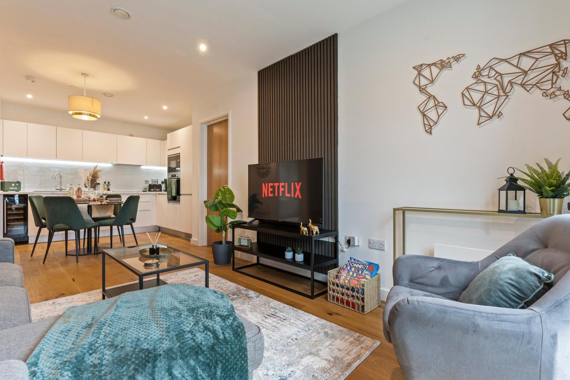 Shanti Suite - 2Bed 2Bath City Centre - Wifi - Netflix- Parking- Modern- Perfect For Family, Contractors, Leisure, Business By Shanti Nights Birmingam Exterior foto